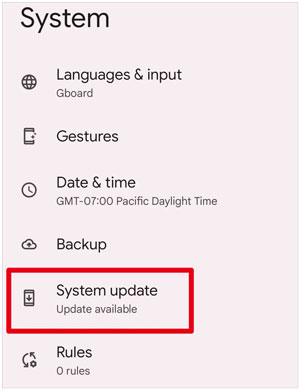 fix wrong time on android by updating android system