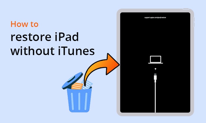 how to restore ipad without itunes