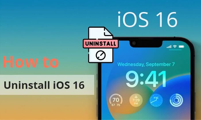 how to uninstall ios 16