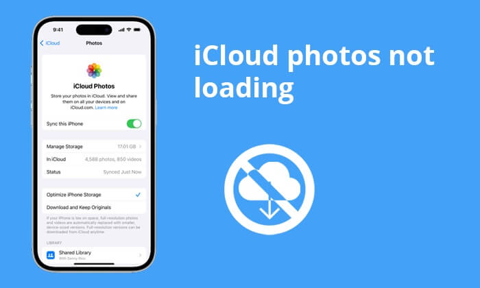 icloud photos not loading