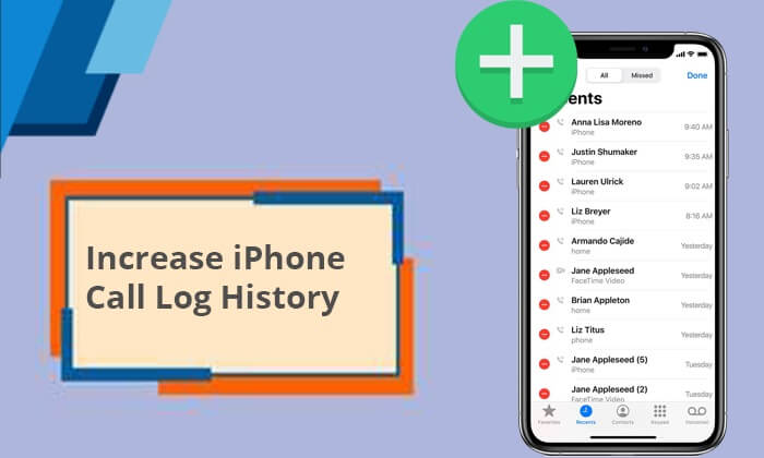 iphone call log history increase