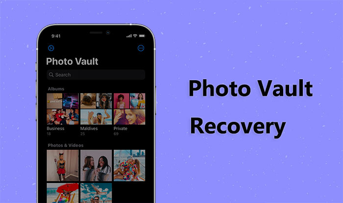 photo vault recovery