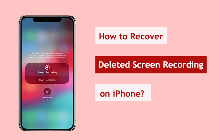 how to recover deleted screen recording on iphone