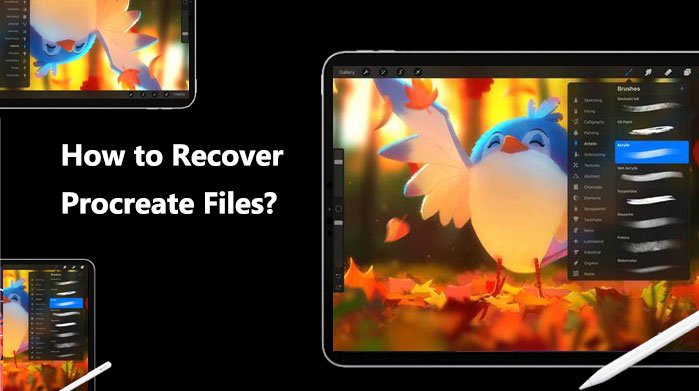 how to recover procreate files
