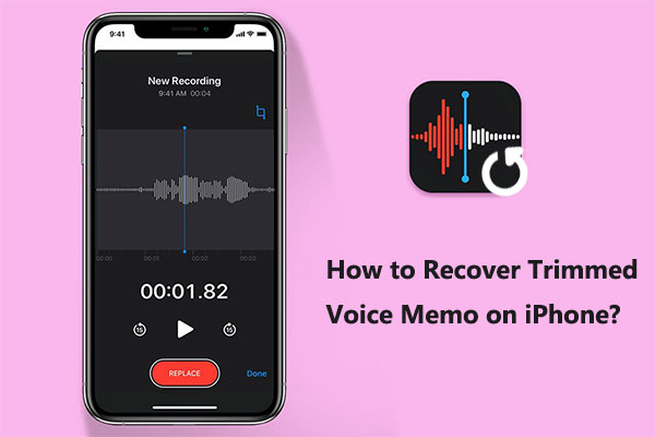 recover trimmed voice memo on iphone