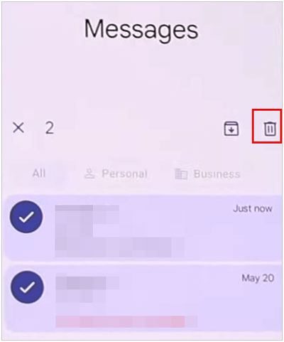 ask the recipient to delete the message