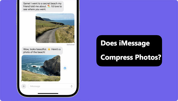 does imessage compress photos