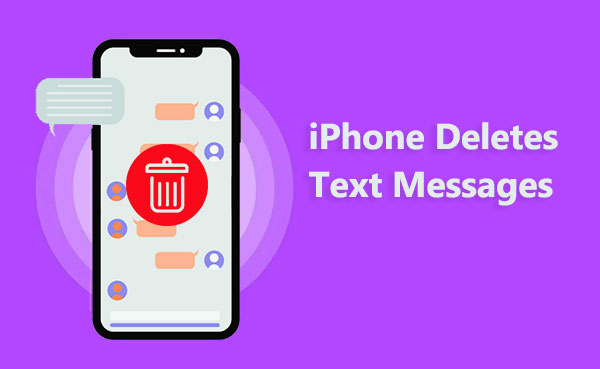 iphone deletes text messages