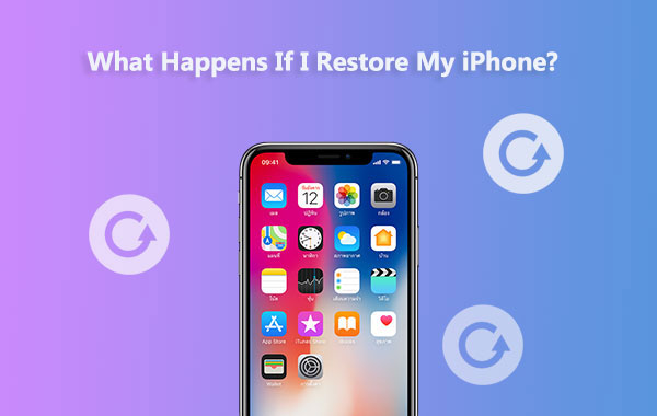 what happens if i restore my iphone