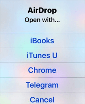 airdrop şununla açıldı: