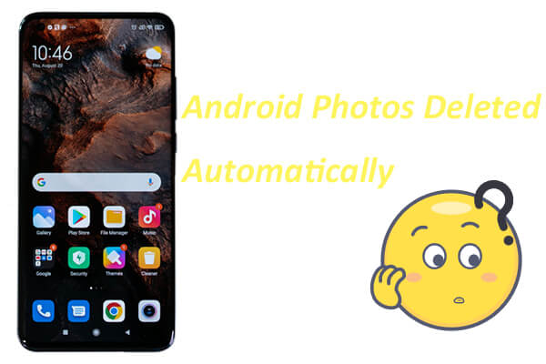 foto Android cancellate automaticamente