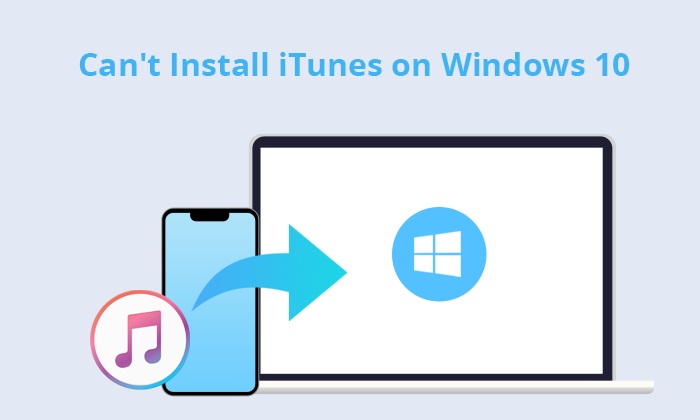 can't install itunes on windows 10