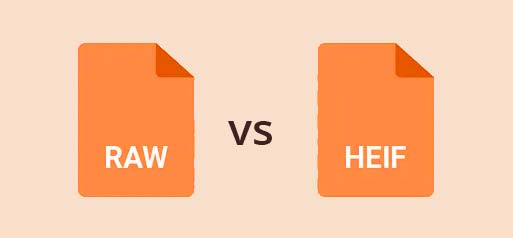 heif vs raw