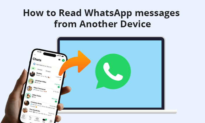 how to read whatsapp messages from another device