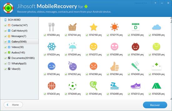 how do i use jihosoft android recovery