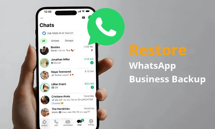 Ripristino backup aziendale di whatsapp