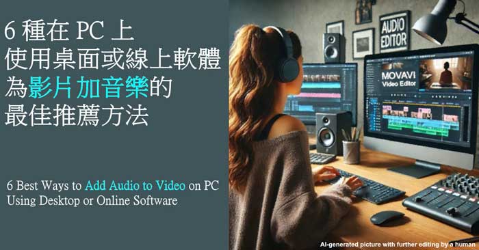 add audio to video on pc