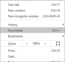 Wie lösche ich Downloads auf Android über den Browser?