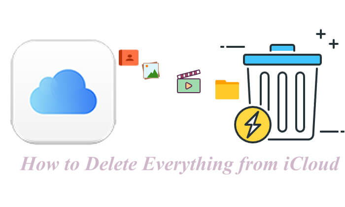 how to delete everything from icloud