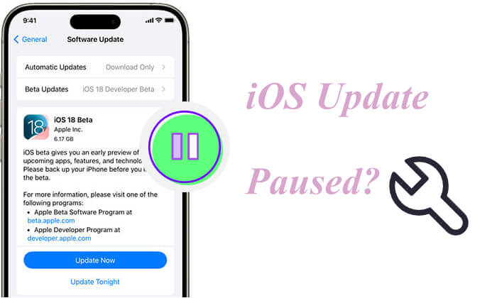 mise à jour iOS suspendue