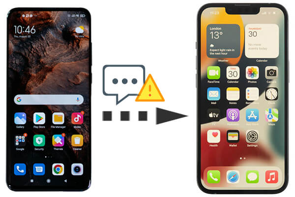 iphone not receiving texts from android