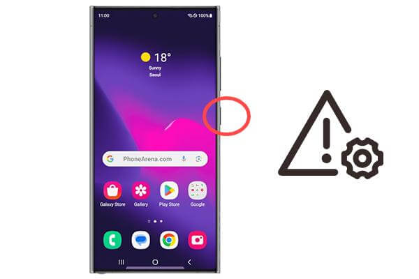 le bouton d'alimentation ne fonctionne pas Samsung