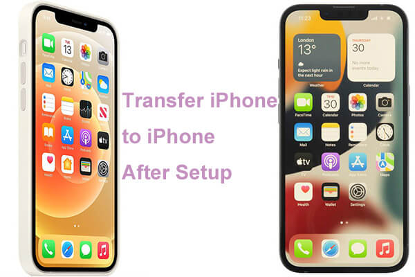 transferir iPhone a iPhone después de la configuración