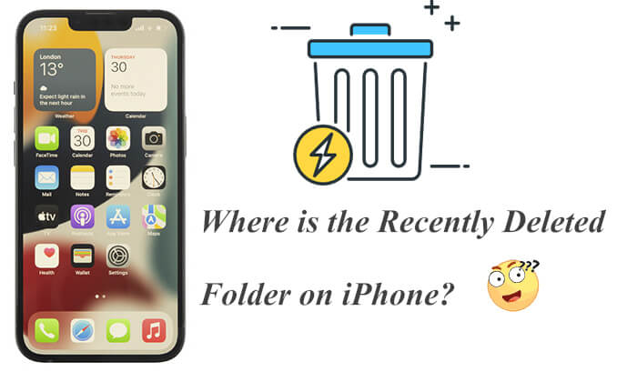 where is the recently deleted folder on iphone