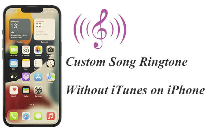 sonnerie de chanson personnalisée sans iTunes iPhone