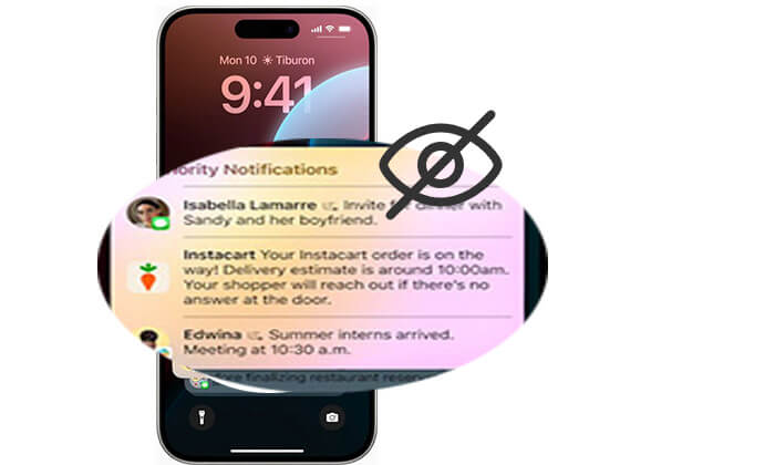 Las notificaciones de iOS 18 no se muestran en la pantalla de bloqueo