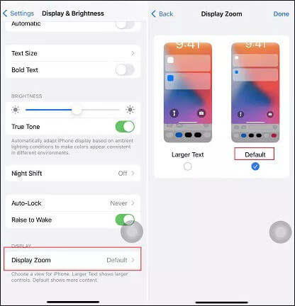 how to unlock screen rotation by turning off display zoom