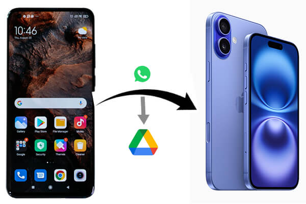 transférer des messages WhatsApp d'Android vers iPhone à l'aide de Google Drive