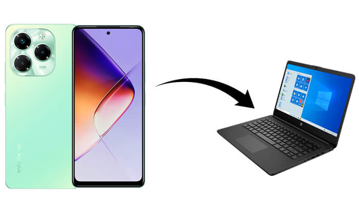 So übertragen Sie Dateien von Infinix auf den PC