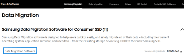 fix samsung data migration stuck at 0 - update th software