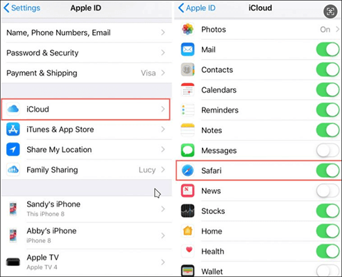 icloud ile safari sekmelerini yeni iphone'a aktarın