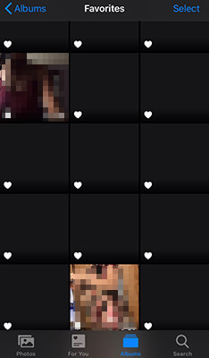 iphone images showing up as black