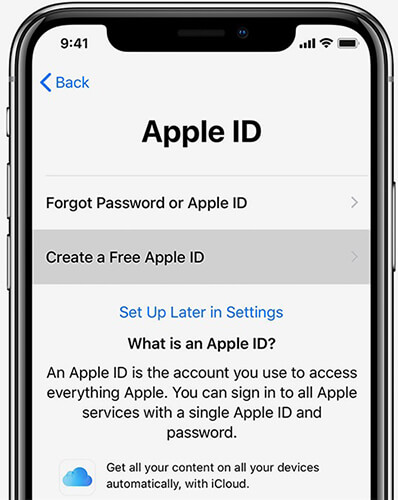 跳过 Apple id 设置以修复 iPhone 设置卡住的问题