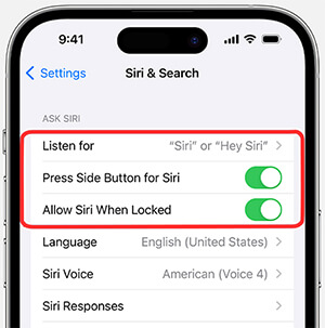 通过侧面按钮禁用 Siri 激活以修复 iPhone 不会强制重启的问题 