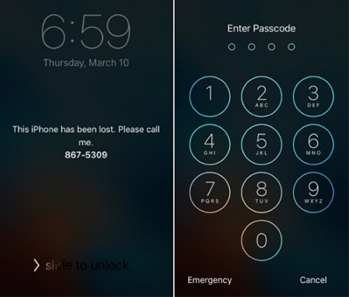 unlock an iphone in lost mode with passcode