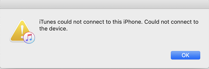 how to fix itunes could not connect to this iphone