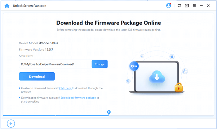 Laden Sie die Firmware herunter