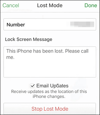 how to unlock an iphone in lost mode via icloud