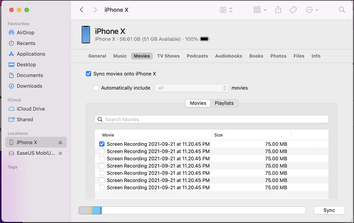 So übertragen Sie Videos mit dem Finder vom MacBook auf das iPad