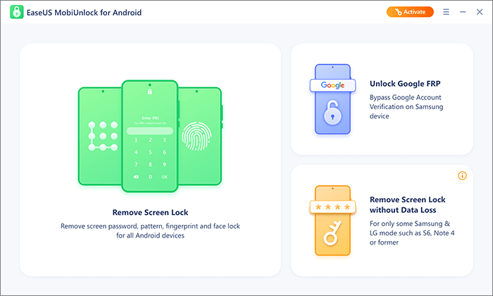 Samsung-Telefon-Entsperr-Tool – Easyus Mobiunlock für Android