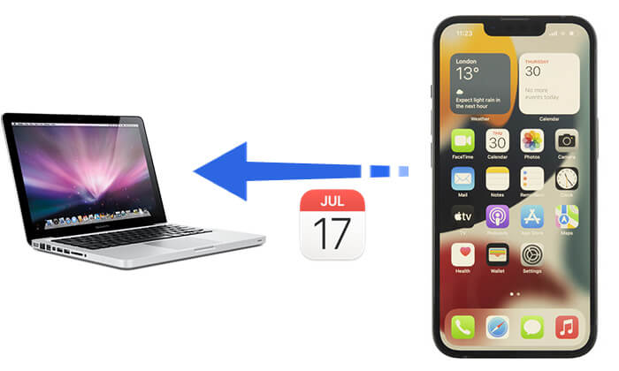 takvimi iphone'dan mac'a aktarma