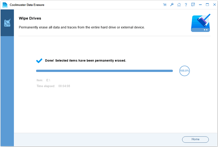 how to securely erase hdd using data erasure