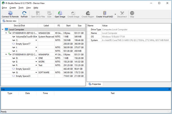 kurtarma sd kart programı - rstudio