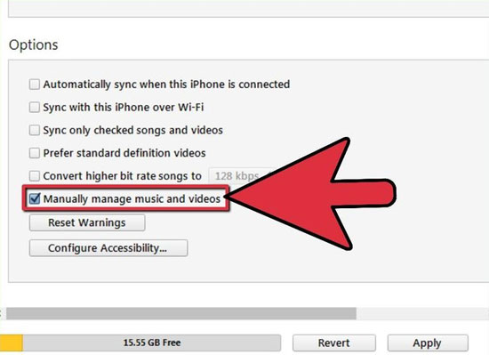 sync iphone with itunes windows 10