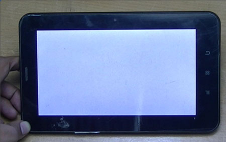 how to fix a frozen android tablet screen