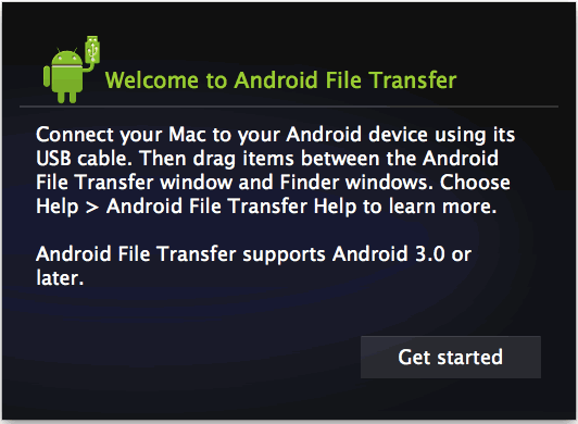 connect android phone to mac